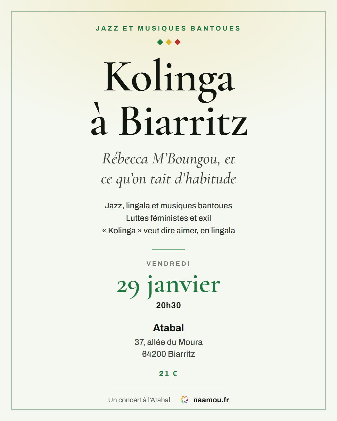 Kolinga à Biarritz
