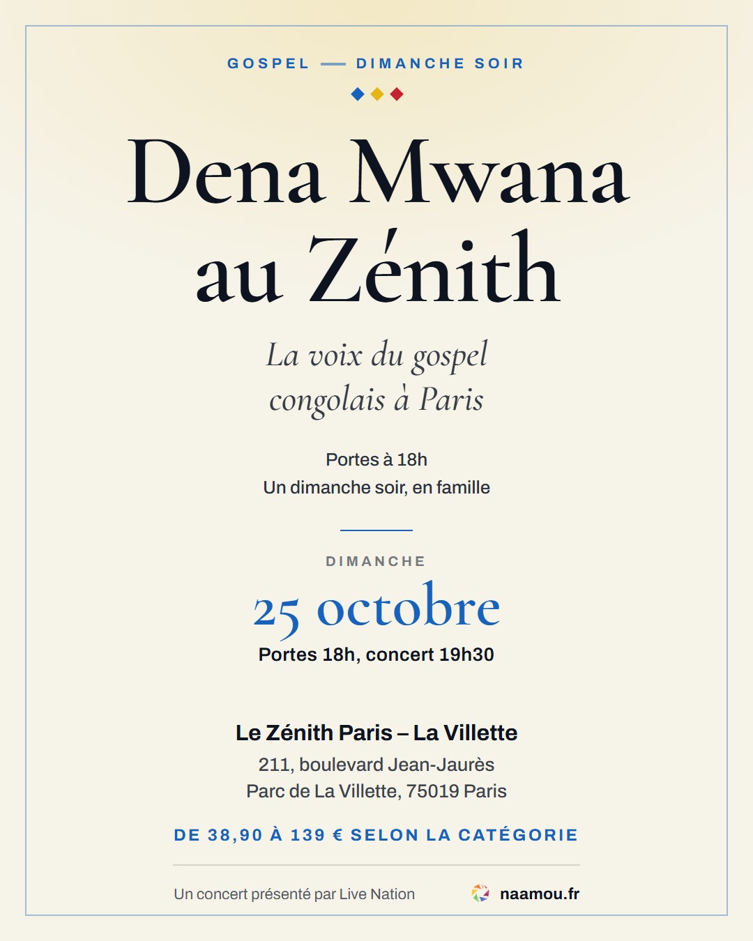 Dena Mwana au Zénith de Paris