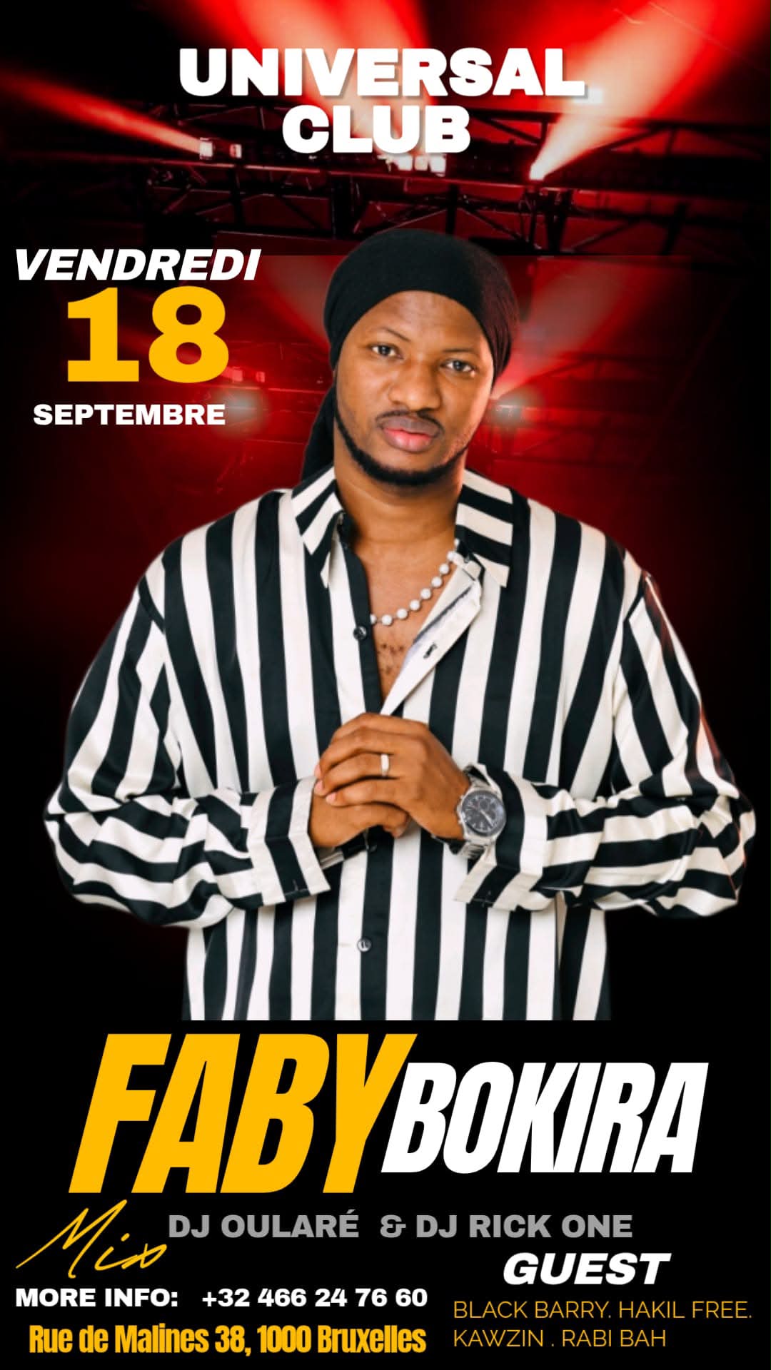 Faby Bokira - Universal Club - Bruxelles