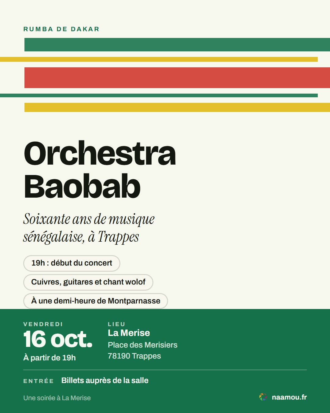 Orchestra Baobab à Trappes
