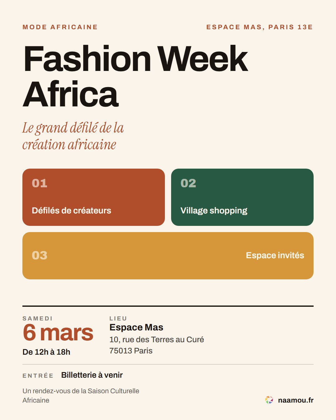 Fashion Week Africa Paris 2027