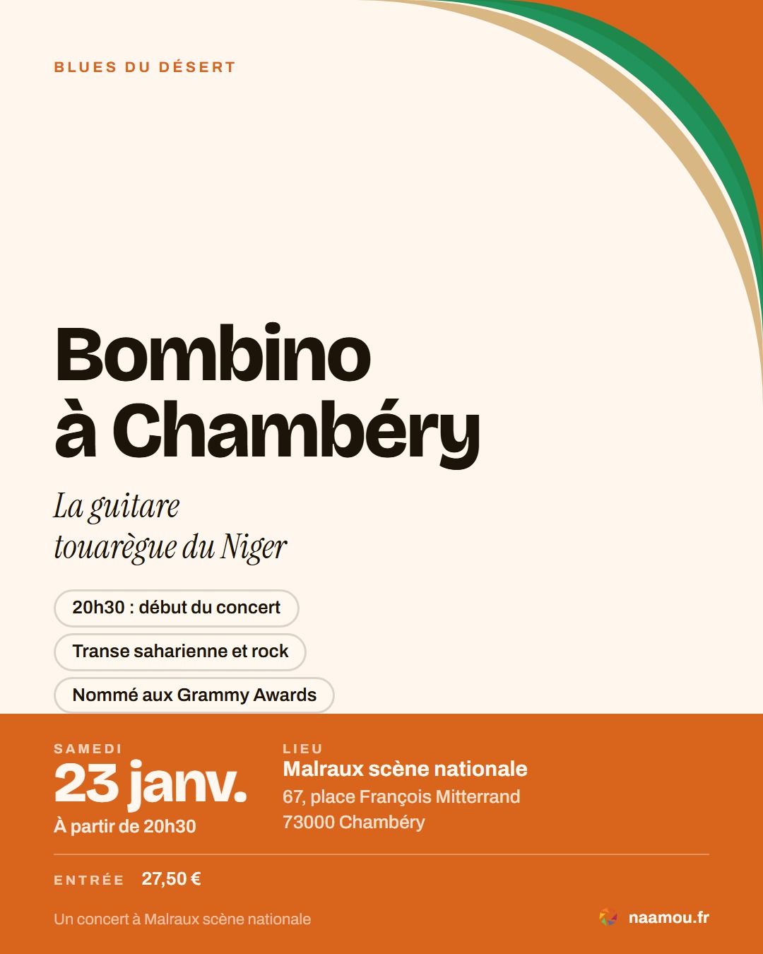 Bombino à Chambéry
