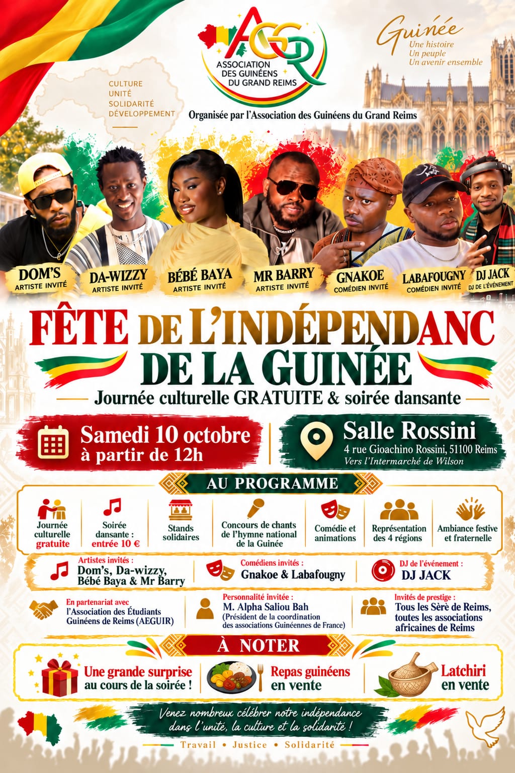 FÊTE DE L’INDÉPENDANCE DE LA GUINÉE ❤️💛💚