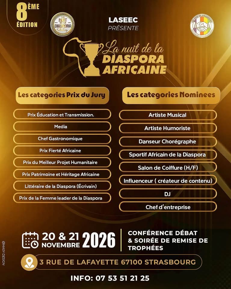 La Nuit de la Diaspora Africaine à Strasbourg, 8ᵉ édition